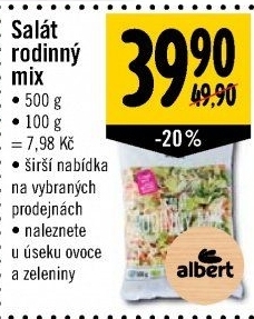 Salát rodinný mix Albert