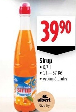 Sirup Albert Quality