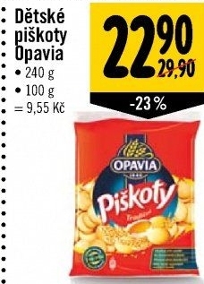Piškoty Opavia