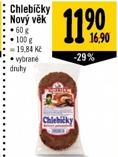 Rýžové chlebíčky polomáčené Nový věk