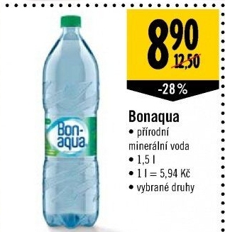 Přírodní voda Bonaqua