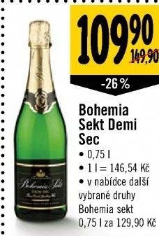 Bohemia Sekt Demi Sec