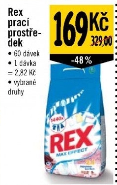 Prací prášek Rex