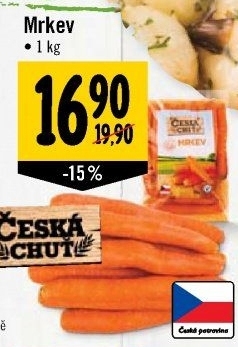 Mrkev Česká chuť