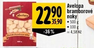 Noky bramborové Avelopa