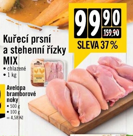 Kuřecí řízky mix Albert