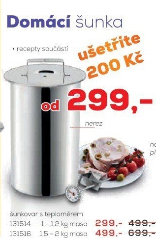 Šunkovar nerez+teploměr PLUS pr. 14 cm - Orion akcniletaky.com