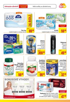 akční leták Teta drogerie 5.4.2018-14.4.2018