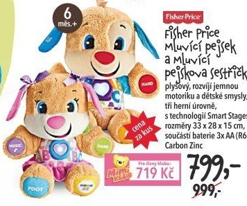 Interaktivní mluvící plyšák Fisher - Price