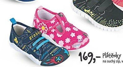 Dětská plátěná obuv