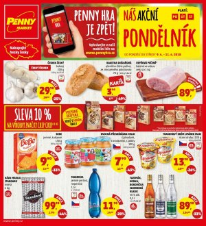 akční leták Penny Market 9.4.2018-11.4.2018