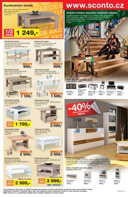 akční leták Sconto nábytek 11.4.2018-1.5.2018