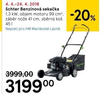 Benzinová sekačka Schter