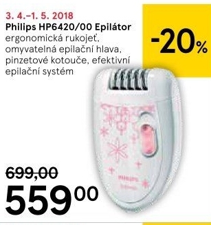 Epilátor Philips HP6420/00 - Tesco akcniletaky.com