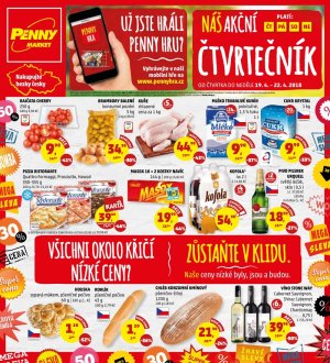 akční leták Penny Market 19.4.2018-22.4.2018