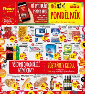 akční leták Penny Market 23.4.2018-25.4.2018