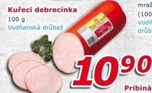 Debrecínka kuřecí Vodňanské kuře