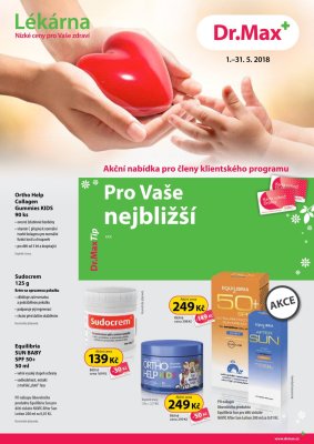 akční leták Dr. Max 1.5.2018-31.5.2018