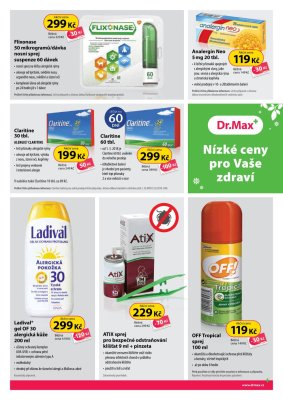 akční leták Dr. Max 1.5.2018-31.5.2018