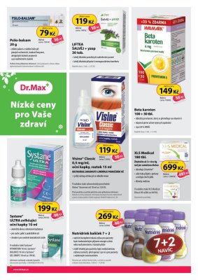 akční leták Dr. Max 1.5.2018-31.5.2018
