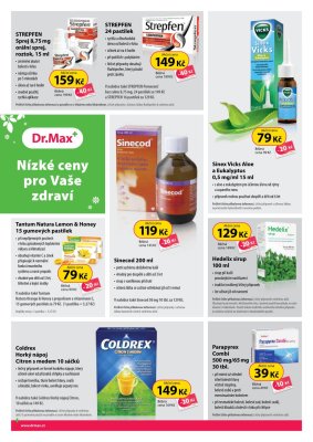 akční leták Dr. Max 1.5.2018-31.5.2018