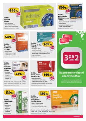 akční leták Dr. Max 1.5.2018-31.5.2018