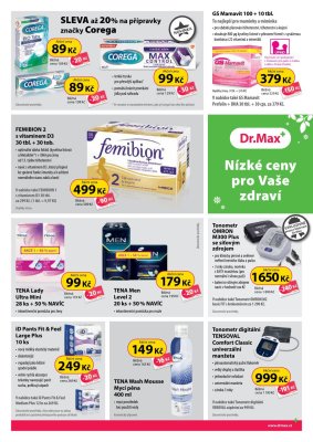 akční leták Dr. Max 1.5.2018-31.5.2018