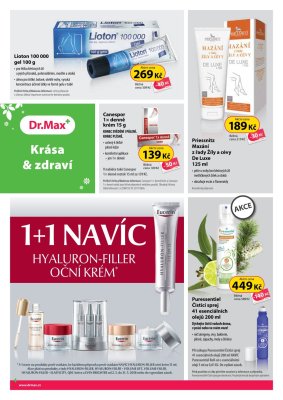 akční leták Dr. Max 1.5.2018-31.5.2018