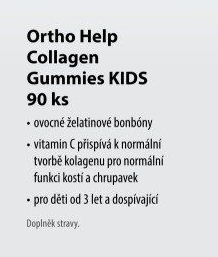 Želatinové bonbony Collagen dětské Ortho help