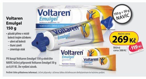 Emulgel proti bolesti Voltaren
