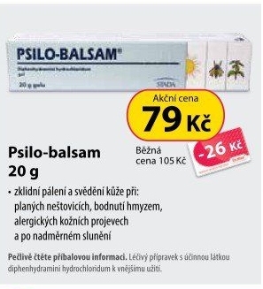 Gel na podrážděnou pokožku Psilo-Balsam