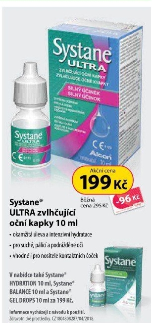Kapky oční Ultra Systane Alcon