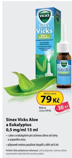 Sprej nosní Vicks