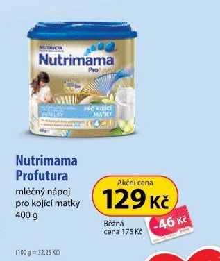 Nápoj mléčný pro kojící matky Nutrimama Profutura Nutricia