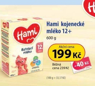 Výživa mléčná Hami