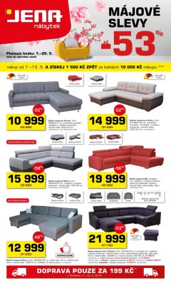 akční leták Jena nábytek 7.5.2018-20.5.2018