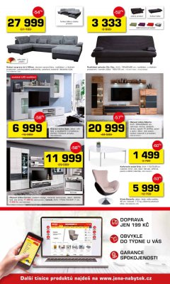 akční leták Jena nábytek 7.5.2018-20.5.2018