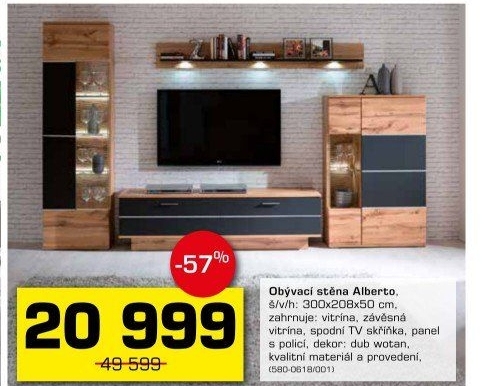 Obývací stěna Alberto