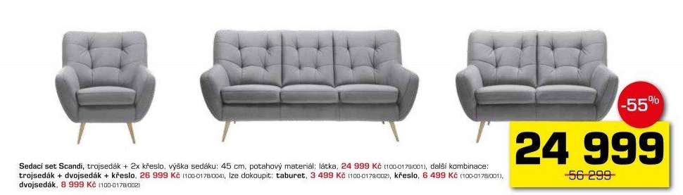Sedací souprava Scandi