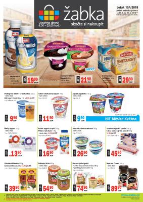 akční leták Žabka 9.5.2018-22.5.2018