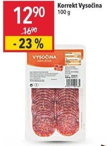 Salám Vysočina Korrekt