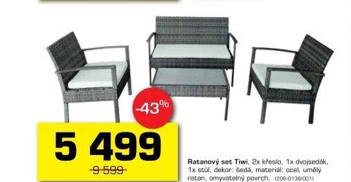Zahradní set Tiwi