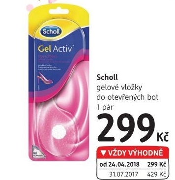Gelové vložky do bot Scholl