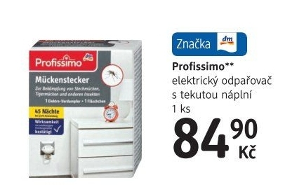 Odpařovač elektrický proti komárům Profissimo