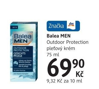 Krém pleťový Men Balea