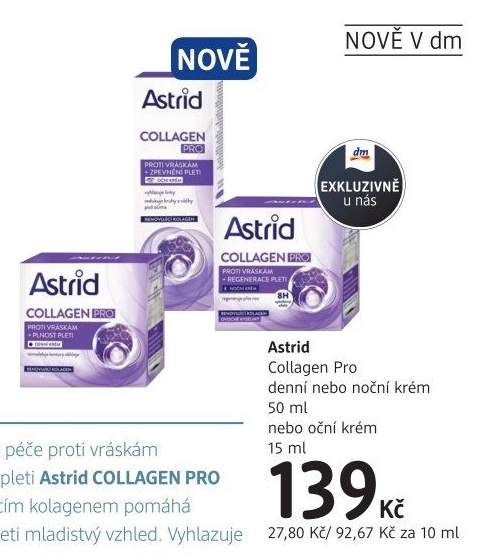 Krém pleťový Collagen Pro Astrid