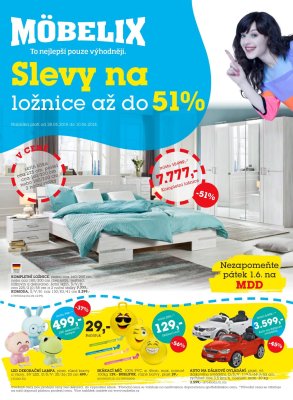akční leták Möbelix 28.5.2018-10.6.2018