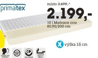 Matrace pro alergiky