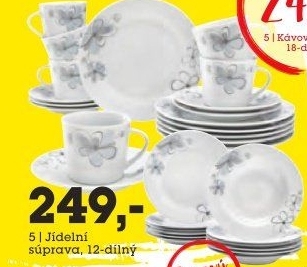 Jídelní a kávový servis