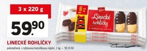 Rohlíčky linecké Tastino